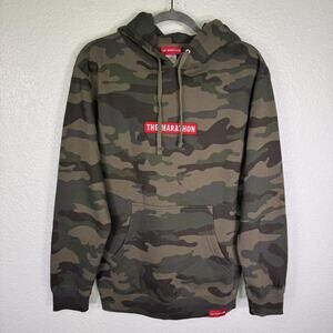 The Marathon Clothing Hoodie Men Small Camo Logo Sweatshirt TMC Nipsey Hussle